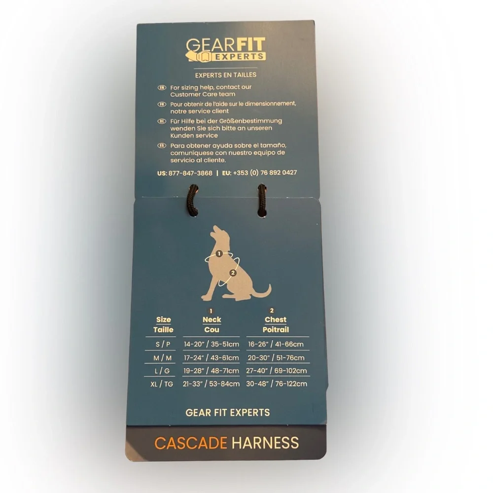 Kurgo Cascade Dog Harness with Storage Pack – Orange – Size Small (S)